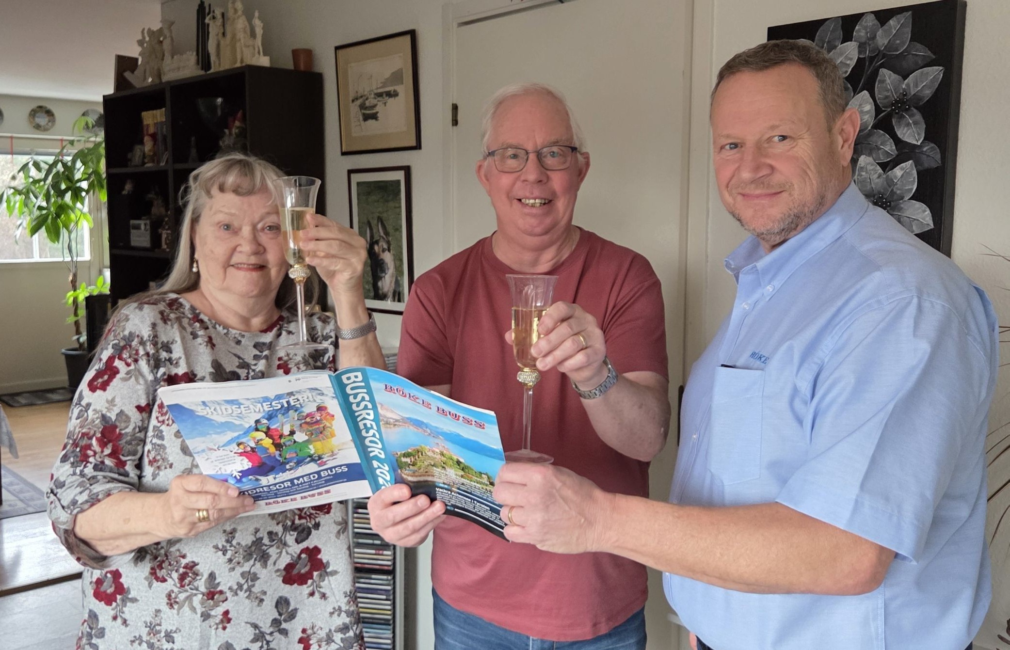 Anne-Marie och Mats firar nya katalogen